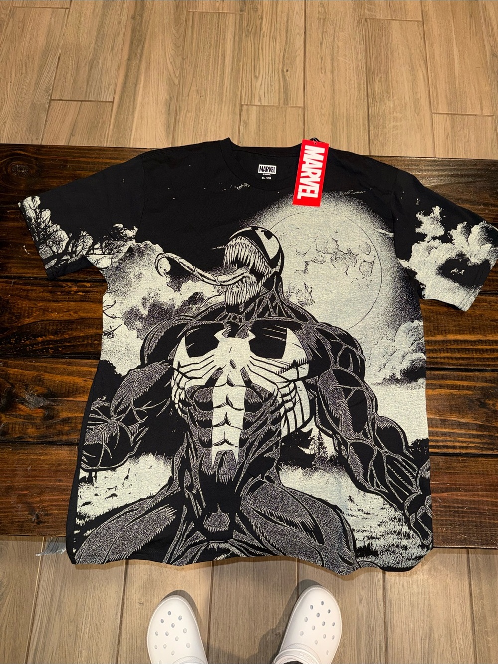 Marvel Black Venom Graphic Short Sleeve Tee